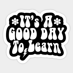 Its a good day to learn Sticker